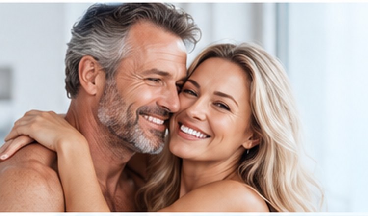 Couple relaxed together